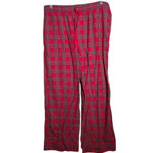 Cotton Plaid Pull On Loung Pants Size Medium